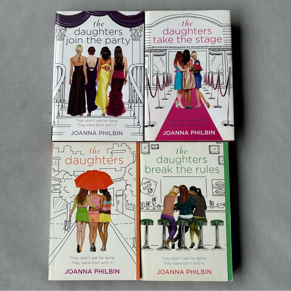 Set of 4 ~ The Daughters Series ~ Joanna Philbin ~ 2 Hardcover 2 Paperback